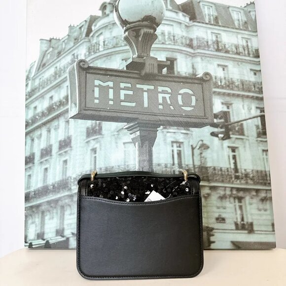 Coach CO922 Morgan Square Crossbody IN Black - Picture 3 of 7